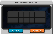 BedWars solos menu preview