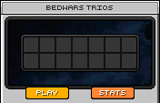 BedWars trios menu preview